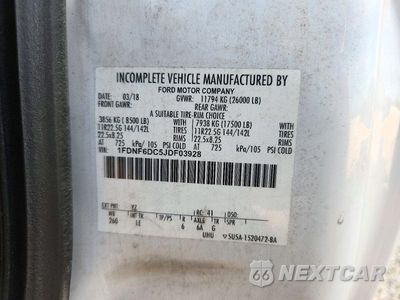Zdjęcie 13 z 13 samochodu: 2018 FORD F650 SUPER DUTY BOX TRUCK VIN:1FDNF6DC5JDF03928 - miniatura