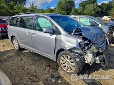 Czwarte zdjęcie samochodu z boku: 2017 TOYOTA SIENNA LE VIN:5TDJZ3DC9HS176909 - miniatura