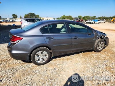 Trzecie zdjęcie samochodu z tyłu: 2013 HONDA CIVIC LX VIN:19XFB2F53DE048611 - miniatura