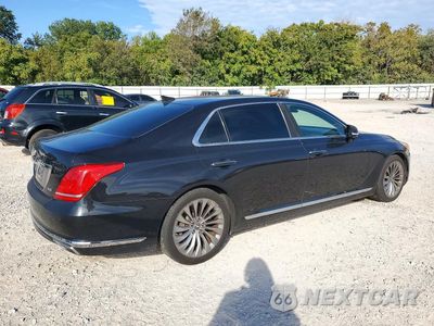 Trzecie zdjęcie samochodu z tyłu: 2018 GENESIS G90 ULTIMATE VIN:KMHG54JH5JU041046 - miniatura