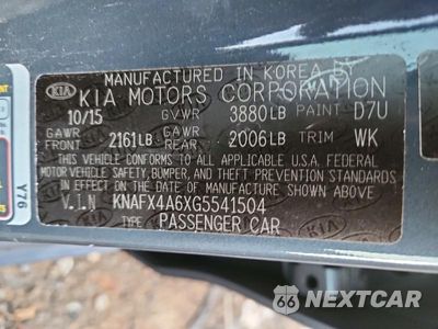 Zdjęcie 12 z 12 samochodu: 2016 KIA FORTE LX VIN:KNAFX4A6XG5541504 - miniatura