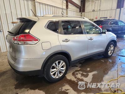 Trzecie zdjęcie samochodu z tyłu: 2016 NISSAN ROGUE SV VIN:KNMAT2MT5GP655915 - miniatura