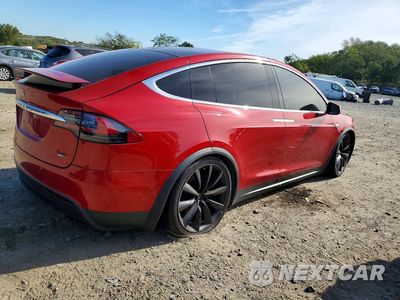 Trzecie zdjęcie samochodu z tyłu: 2016 TESLA MODEL X VIN:5YJXCBE23GF004244 - miniatura