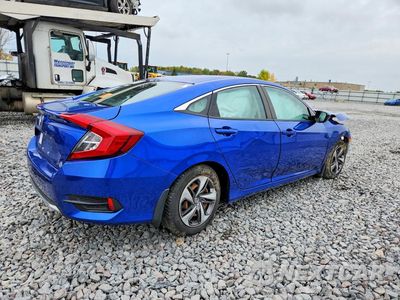 Trzecie zdjęcie samochodu z tyłu: 2019 HONDA CIVIC LX VIN:19XFC2F61KE038419 - miniatura