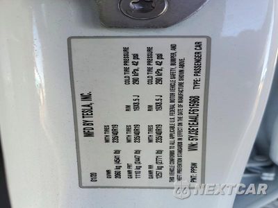 Zdjęcie 12 z 12 samochodu: 2020 TESLA MODEL 3 VIN:5YJ3E1EA4LF615968 - miniatura