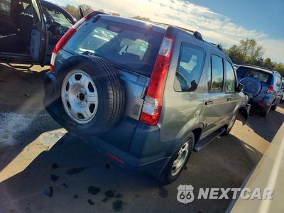 Trzecie zdjęcie samochodu z tyłu: 2006 HONDA CR-V LX VIN:SHSRD78536U403672 - miniatura