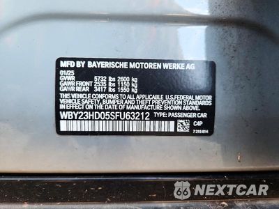Zdjęcie 13 z 13 samochodu: 2025 BMW I4 EDRIVE 40 VIN:WBY23HD05SFU63212 - miniatura