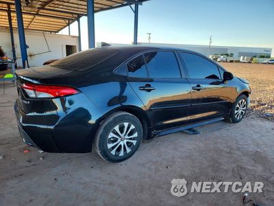 Trzecie zdjęcie samochodu z tyłu: 2021 TOYOTA COROLLA LE VIN:JTDEAMDE2MJ006494 - miniatura