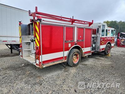 Trzecie zdjęcie samochodu z tyłu: 1998 PIERCE MANUFACTURING PUMPER FIRE TRUCK VIN:4P1CT02S2WA000434 - miniatura