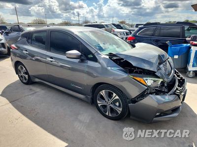 Czwarte zdjęcie samochodu z boku: 2019 NISSAN LEAF SV VIN:1N4AZ1CP7KC312607 - miniatura