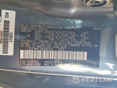 Zdjęcie 12 z 12 samochodu: 2010 TOYOTA TUNDRA DOUBLE CAB SR5 VIN:5TFUM5F12AX005339 - miniatura