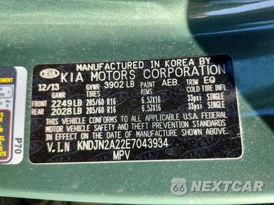 Zdjęcie 13 z 13 samochodu: 2014 KIA SOUL BASE VIN:KNDJN2A22E7043934 - miniatura