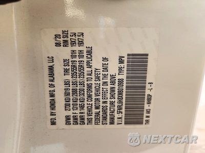 Zdjęcie 13 z 13 samochodu: 2021 HONDA ODYSSEY TOURING VIN:5FNRL6H8XMB010988 - miniatura