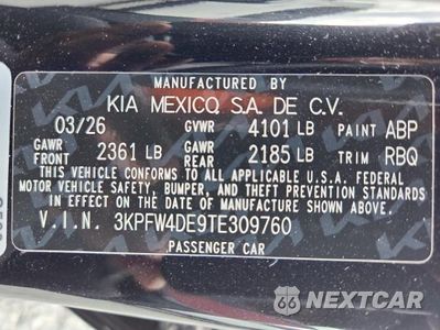 Zdjęcie 13 z 13 samochodu: 2026 KIA K4 GT LINE VIN:3KPFW4DE9TE309760 - miniatura