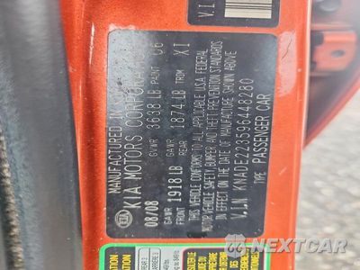 Zdjęcie 12 z 12 samochodu: 2009 KIA RIO BASE VIN:KNADE223596448280 - miniatura