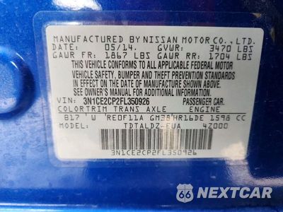 Zdjęcie 12 z 12 samochodu: 2015 NISSAN VERSA NOTE SV VIN:3N1CE2CP2FL350926 - miniatura