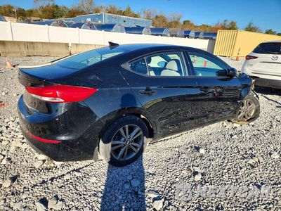 Trzecie zdjęcie samochodu z tyłu: 2018 HYUNDAI ELANTRA SEL VIN:5NPD84LFXJH358020 - miniatura