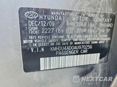 Zdjęcie 12 z 12 samochodu: 2010 HYUNDAI ELANTRA GLS VIN:KMHDU4AD0AU970256 - miniatura