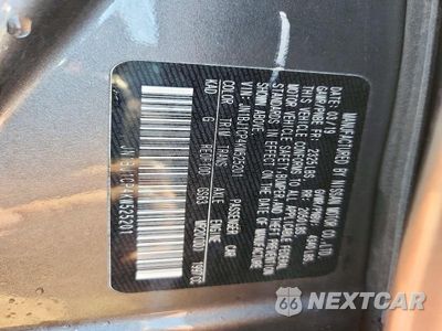 Zdjęcie 12 z 12 samochodu: 2019 NISSAN ROGUE SPORT SV VIN:JN1BJ1CP4KW525201 - miniatura