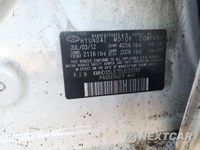 Zdjęcie 12 z 12 samochodu: 2013 HYUNDAI ELANTRA GT BASE VIN:KMHD35LE7DU033746 - miniatura