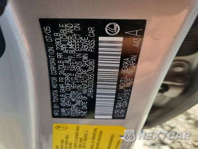 Zdjęcie 12 z 12 samochodu: 2005 LEXUS ES 330 VIN:JTHBA30G055138280 - miniatura