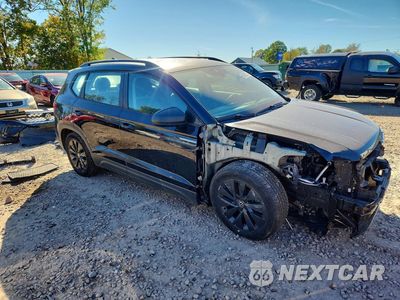 Czwarte zdjęcie samochodu z boku: 2022 VOLKSWAGEN TAOS S VIN:3VVMX7B25NM023722 - miniatura