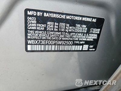 Zdjęcie 14 z 14 samochodu: 2023 BMW X1 XDRIVE28I VIN:WBX73EF00P5W92500 - miniatura