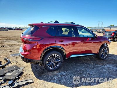 Trzecie zdjęcie samochodu z tyłu: 2025 NISSAN ROGUE PLATINUM VIN:JN8BT3DD6SW473291 - miniatura