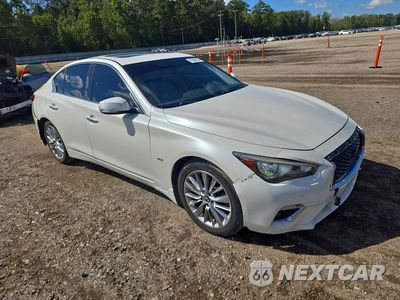 Czwarte zdjęcie samochodu z boku: 2019 INFINITI Q50 3.0T LUXE VIN:JN1EV7AP0KM513369 - miniatura