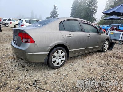 Trzecie zdjęcie samochodu z tyłu: 2007 HONDA CIVIC LX VIN:1HGFA16557L001719 - miniatura