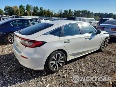Trzecie zdjęcie samochodu z tyłu: 2022 HONDA CIVIC EXL VIN:19XFL1H75NE012863 - miniatura