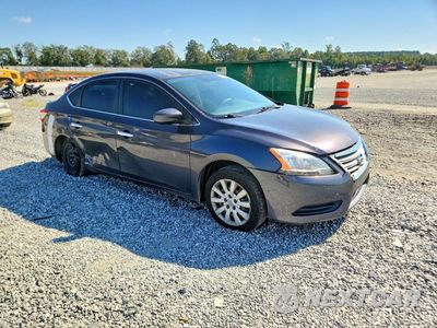 Czwarte zdjęcie samochodu z boku: 2014 NISSAN SENTRA S VIN:3N1AB7AP3EY254448 - miniatura