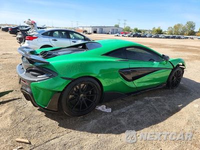 Trzecie zdjęcie samochodu z tyłu: 2019 MCLAREN AUTOMOTIVE 600LT VIN:SBM13RAA4KW007242 - miniatura
