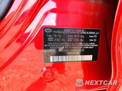 Zdjęcie 12 z 12 samochodu: 2017 HYUNDAI ELANTRA SE VIN:5NPD84LF8HH027639 - miniatura