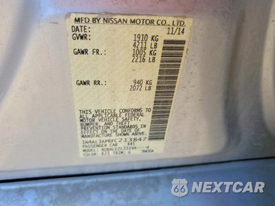 Zdjęcie 12 z 12 samochodu: 2015 NISSAN ALTIMA 2.5 S VIN:1N4AL3AP6FC213847 - miniatura