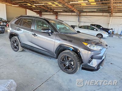 Czwarte zdjęcie samochodu z boku: 2021 TOYOTA RAV4 XSE VIN:4T3E6RFV1MU028533 - miniatura