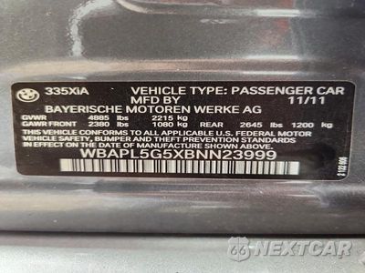 Zdjęcie 12 z 12 samochodu: 2011 BMW 335 XI VIN:WBAPL5G5XBNN23999 - miniatura