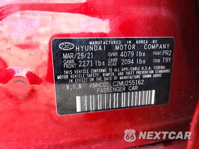 Zdjęcie 13 z 13 samochodu: 2021 HYUNDAI IONIQ LIMITED VIN:KMHC05LC2MU255162 - miniatura