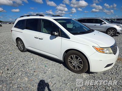 Czwarte zdjęcie samochodu z boku: 2013 HONDA ODYSSEY EXL VIN:5FNRL5H65DB089043 - miniatura
