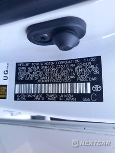 Zdjęcie 12 z 12 samochodu: 2022 TOYOTA PRIUS PRIME XLE VIN:JTDKAMFP0N3227325 - miniatura