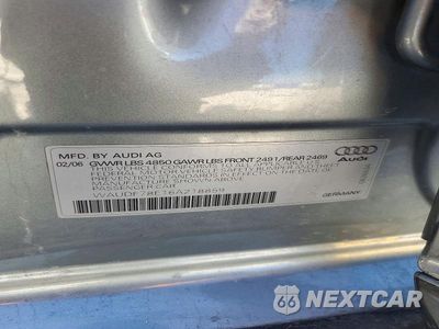 Zdjęcie 12 z 12 samochodu: 2006 AUDI A4 2.0T QUATTRO VIN:WAUDF78E16A218859 - miniatura