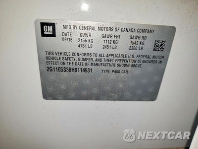 Zdjęcie 12 z 12 samochodu: 2017 CHEVROLET IMPALA LT VIN:2G1105S38H9114931 - miniatura