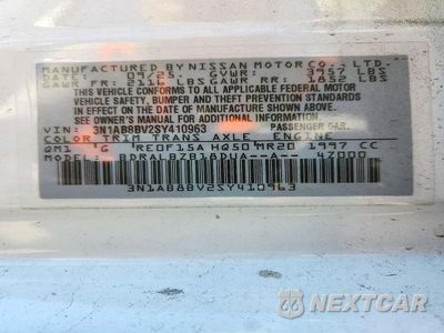 Zdjęcie 12 z 12 samochodu: 2025 NISSAN SENTRA S VIN:3N1AB8BV2SY410963 - miniatura