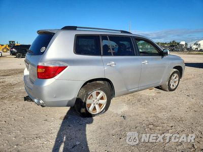 Trzecie zdjęcie samochodu z tyłu: 2010 TOYOTA HIGHLANDER SE VIN:5TDKK3EH2AS018727 - miniatura