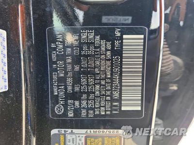 Zdjęcie 13 z 13 samochodu: 2019 HYUNDAI TUCSON SE VIN:KM8J23A44KU901025 - miniatura