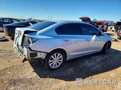 Trzecie zdjęcie samochodu z tyłu: 2012 HONDA CIVIC EXL VIN:2HGFB2F97CH544034 - miniatura