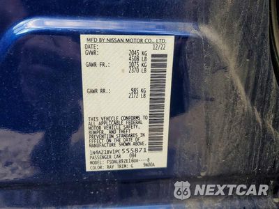 Zdjęcie 12 z 12 samochodu: 2023 NISSAN LEAF S VIN:1N4AZ1BV1PC555871 - miniatura