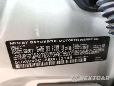 Zdjęcie 12 z 12 samochodu: 2014 BMW X3 XDRIVE28I VIN:5UXWX9C58E0D13145 - miniatura