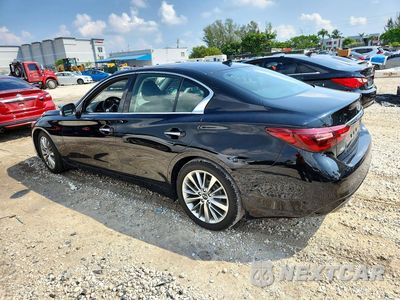 Drugie zdjęcie samochodu z przodu: 2018 INFINITI Q50 3.0T LUXE VIN:JN1EV7ARXJM445372 - miniatura