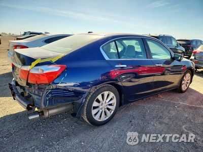 Trzecie zdjęcie samochodu z tyłu: 2013 HONDA ACCORD EXL VIN:1HGCR2F81DA015135 - miniatura
